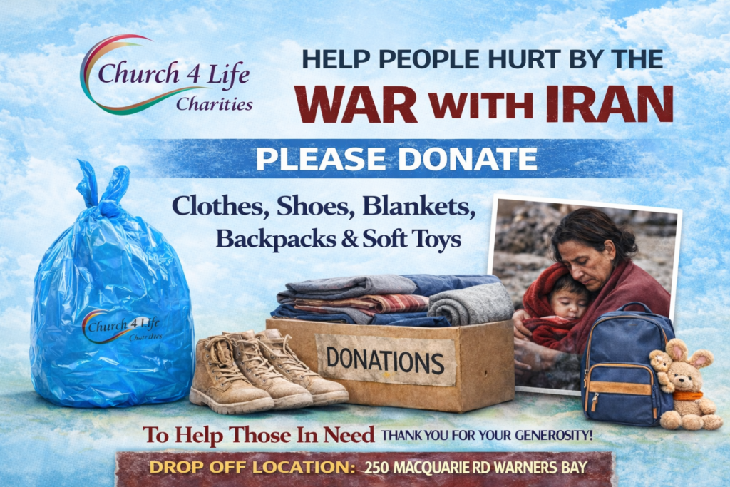 Donate clothes, shoes, blankets for charity support.