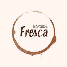 Bayside Fresca circular coffee-ring logo